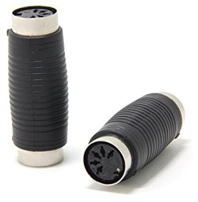 Allecto - MIDI-koppeling - MIDI-adapter 5-polige ronde connector - 2-pack - Hoogwaardige kwaliteit - Ideaal voor muzikanten - Betrouwbare verbindin...