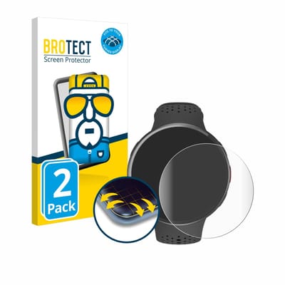 BROTECT - Screenprotector voor Polar Pacer Pro - Folie Beschermfolie transparant volledig dekking - 2 Stuks