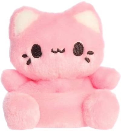 Palm Pals - Strawberry Meowchi knuffel - 13 cm - Pluche