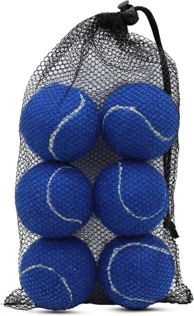 Tennisballen 6-pack - Oefenballen Trainingsballen - Sporten en Spelen - Hoge Elasticiteit Duurzaam Vilt - 2.58 inch - Donkerblauw