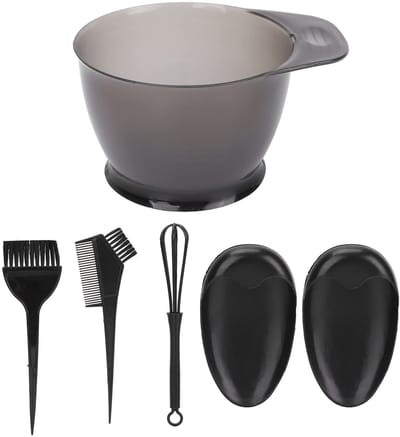 Dailygoods- Haarkleurset Professionele Kleurstof - Haarkomset - Haarborstel - ABS-Kam - Gemakkelijk te Reinigen - Scherpe Handgreep - Haarkleurkit