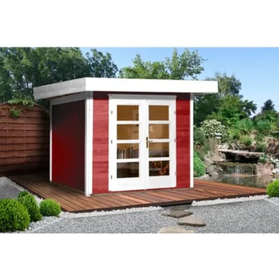 Weka Tuinhuis 126 - Rood - 226x295cm