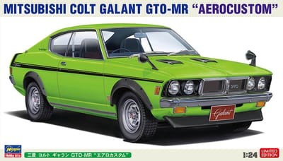 Hasegawa Modelbouwpakket Auto - 20762 Mitsubishi Colt Galant GTO-MR Aero Custom - Japanse Auto Plastic - 1:24 - Modelbouw