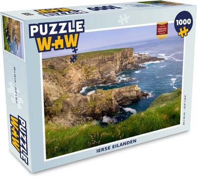 Puzzel Ierse eilanden - Legpuzzel - Puzzel 1000 stukjes volwassenen