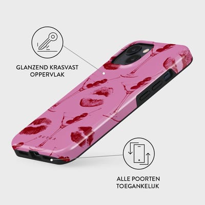 BURGA Telefoonhoesje voor iPhone 15 - MagSafe-compatibel - Schokbestendige Hardcase Hoesje - Call Me
