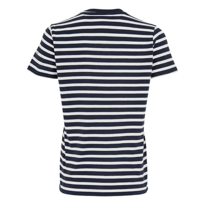 Regatta Dames/Dames Bayletta Gestreept T-shirt (Marine, Wit)