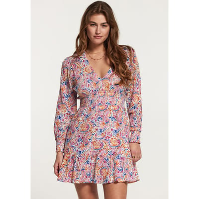 Shiwi Ladies Zaragosa Dress Coloured Paisley Multi Paisley Size: XS | Mini Dresses Outlet | Dames |