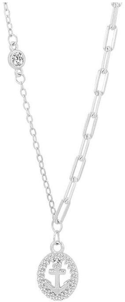 AKZENT Akzent damesketting met hanger "Naiara" van 925 Sterlingzilver, gerhodineerd, duurzaam