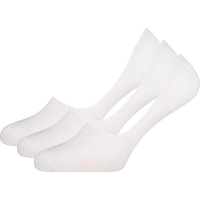 Bamboo Basics Onzichtbare Sokken Mika - 3-pack - Maat 35-40 - Bamboe Witte Sokken - Invisible Sokken - Bamboe Sneakersokken