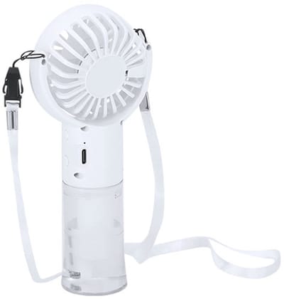 Handventilator met vernevelaar - Ventilatoren - Mini ventilator - Festival waaier - Verkoeling - 20 ml - Wit