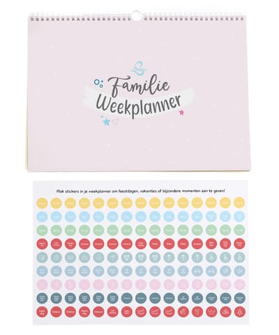 Weekplanner Familieplanner 2026 Maandplanner Planbord - Gezinsplanner Papier Geschikt voor Dagplanner, Volwassenen, Kind, Familie, Maaltijdplanner, Gezin, Agenda - Familiekalender