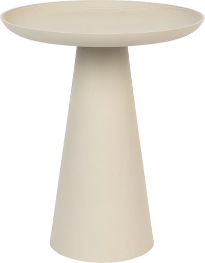 Housecraft Living Ringar Bijzettafel Rond 34,5x34,5 cm Metaal Wit