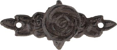 Clayre & Eef Deurknop 4x4x10 cm Bruin Metaal