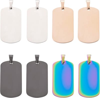 Dog Tag Hangers - Gepersonaliseerde Charm - Sieraden Maken - Rvs Graveren