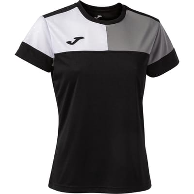 Dames T-shirt Joma Camiseta Manga Zwart-grijs Zwart/grijs - XS