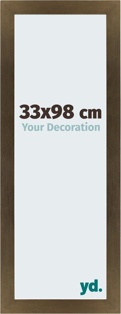 Your Decoration - Fotolijst 33x98 cm - MDF - Brons Decor - Mura