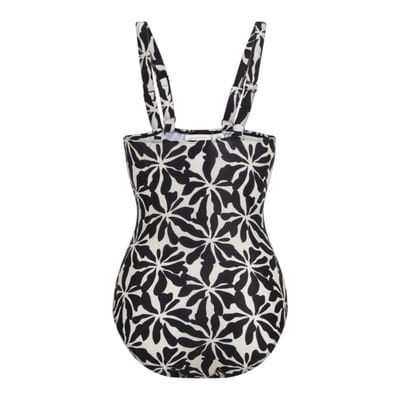 Regatta Dames/Dames Sakari Abstract Floral Tummy Control One Piece Zwempak (Beige)