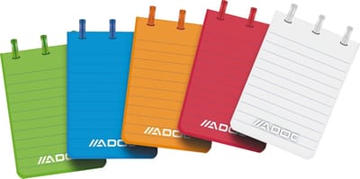 Adoc Notitieboekje Colorlines gelijnd 1 stuk