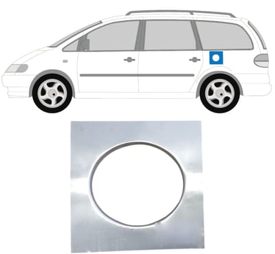 Plaatwerkdeel Benzinedopplaat voor Volkswagen Sharan 1995-2010