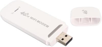 Draagbare 4G LTE USB WiFi Hotspot - 150 Mbps Snel - Voor 10 Apparaten - SIM Kaart Slot