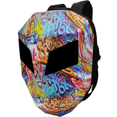LED-rugzak Rijrugzak Motorhelm Harde schaal Waterdicht 3 black