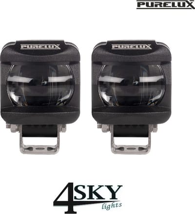 Purelux F210 Mistampen set voor de motor met DT connector volledig ECE R10 R149 gecertificeerd inclusief kabelboom 24 mnd garantie