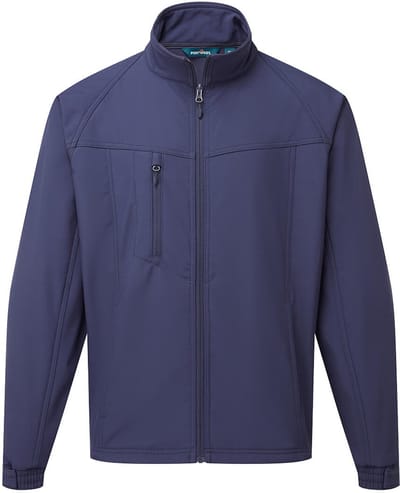 Portwest Oregon Softshell Jas voor heren (3L) TK40 - Marine - L
