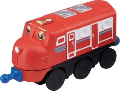 Chuggington Trein Look Alive Junior 9,5 X 2,6 Cm Rood 7-delig