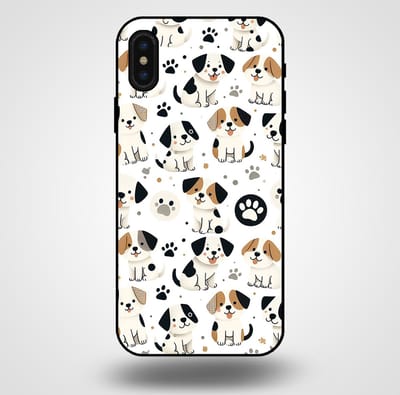 Smartphonica Telefoonhoesje voor iPhone X/Xs met honden opdruk - TPU backcover case honden design geschikt voor Apple iPhone X/10;Apple iPhone Xs