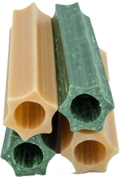Boomy - Veggie Chews Pipes Large – Vegetarische kauwsticks hond – Tandverzorgende hondensnacks voor kleine en middelgrote honden – 40 stuks