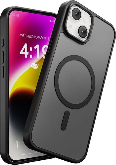 Hoesje Geschikt voor iPhone 13/14 - Zwart - Geschikt voor MagSafe – Slank, Sterk en Shock proof