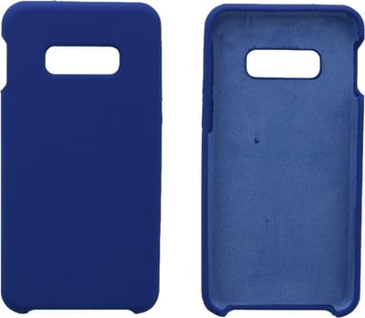 LuxeBass Hoesje geschikt voor Samsung Galaxy S10 Lite siliconen hoesje - Blauw - telefoonhoes - gsm hoes - gsm hoesjes