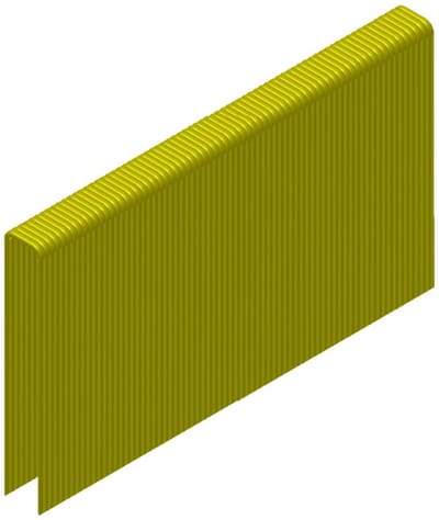 Sterke Verzinkte Nietjes Type Z (40 mm) - 11100 Stuks voor Professioneel Gebruik