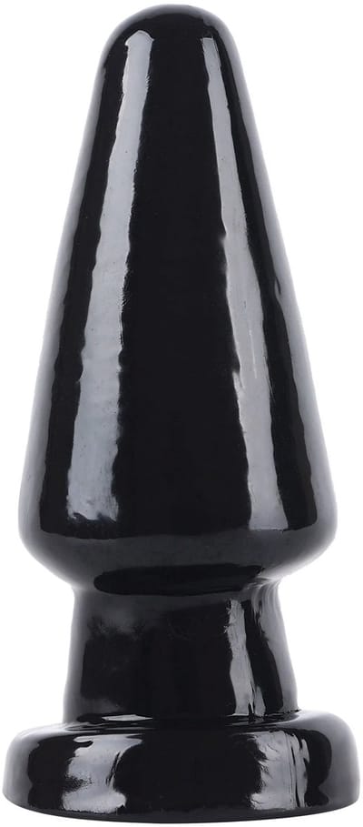Lusty - Grote Zwarte Buttplug - Butt Plug 17 cm en Diameter Max 6.5 cm