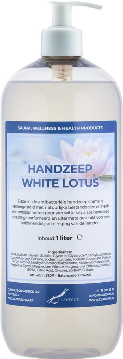 Handzeep White Lotus 1 liter - met gratis pomp