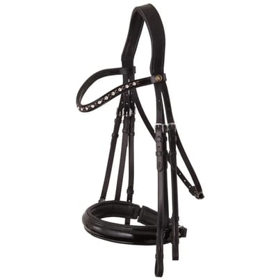 BR Stang & Trens Hoofdstel Wendover Zwart - FULL