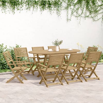 vidaXL - Klapstoelen - 6 - stuks - 54,5x61,5x86,5 - cm - Massief - acaciahout