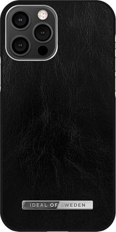 iDeal of Sweden Fashion Case Atelier voor iPhone 12/12 Pro Glossy Black Silver