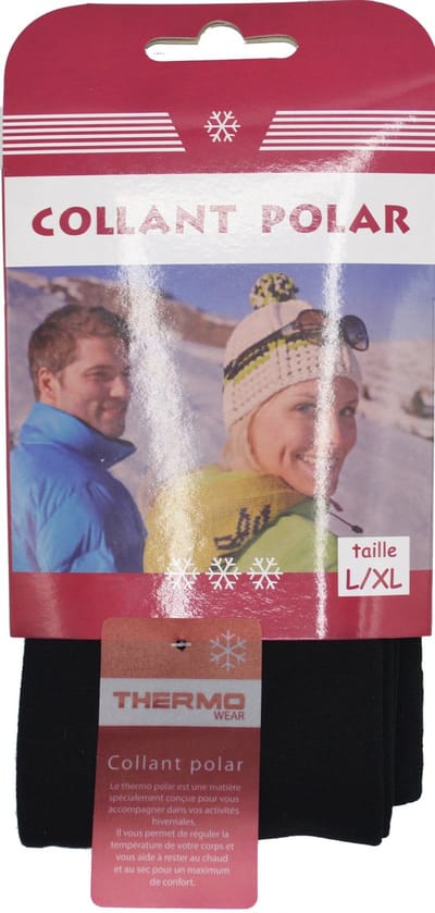 Thermo maillot dames Zwart - Maat XXL - 2 PAAR - SKI - FLEECE PANTY