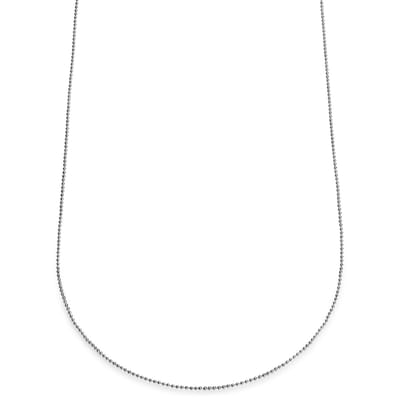 Essentials | 1,6 mm Zilverkleurige Ketting met Bolletjes Schakels