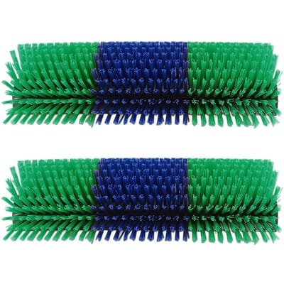 2 stuks Vee Krabborstels Volledige Massage Verlicht Jeuk Dierlijke Rug Krabborstel voor Paard Vee Schaap groen