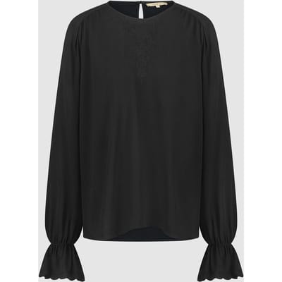 Circle of Trust Fay Blouse Real Black Maat: XS | Longsleeves Outlet | Dames | Zwart