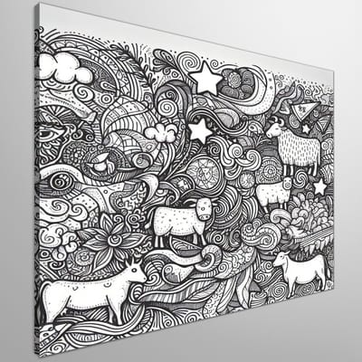 Kunstprint | Wanddecoratie | Canvas | 60 × 60 cm