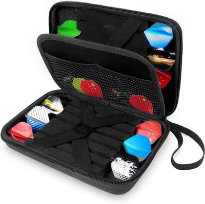 Dart Houder en Hard EVA Opbergtas voor 8/12 Stalen of Zachte Darts, Ideaal voor Dartspellen en Toernooien