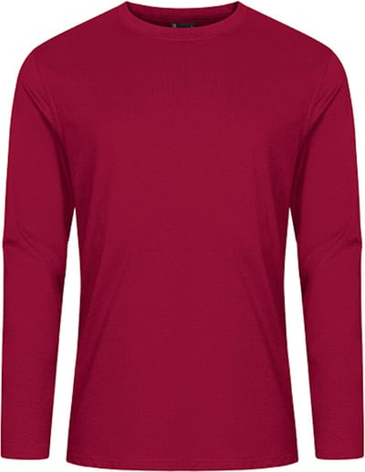 EXCD Men´s T-Shirt Long Sleeve CD4097 - Granat - S