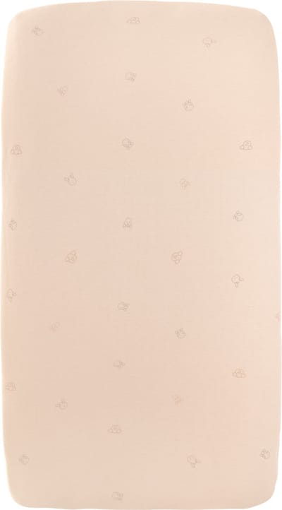 Bamboom Animal Friends Hoeslaken Ledikant - 60 x 120 cm - Pink