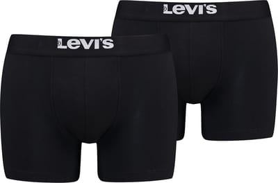 Levi's - 2-Pack - Boxershorts - Stretch Katoen - Heren - zwart - S - 701222842