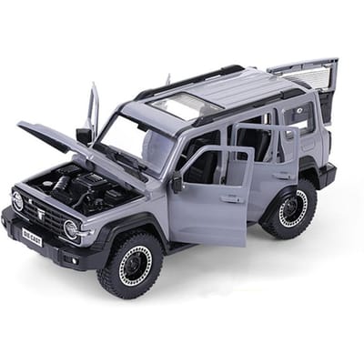 Off-Road Versie 1:24 Tank 300 SUV Auto Legering Auto Model Diecasts Metaal Speelgoed Off-Road Voertuigen Auto Model Geluid En Licht Kinderen Cadeaus