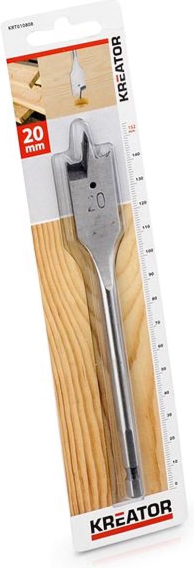 Kreator houtboor speedboor Ø 20x152mm hexagon (KRT010808)