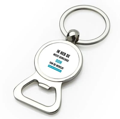 Akyol - ik heb de meest geweldige oom van wereld (klopt, deze mok heb ik van hem) flesopener - Oom - de meest geweldigste oom - verjaardagscadeau - verjaardag - cadeau - cadeautje voor oom - oom artikelen - kado - geschenk - gift - 9 bij 3 cm